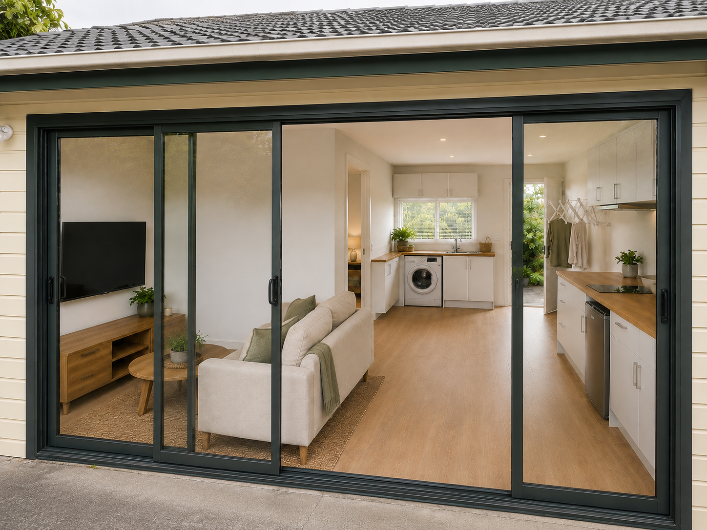 Design concept: a one-bedroom living space